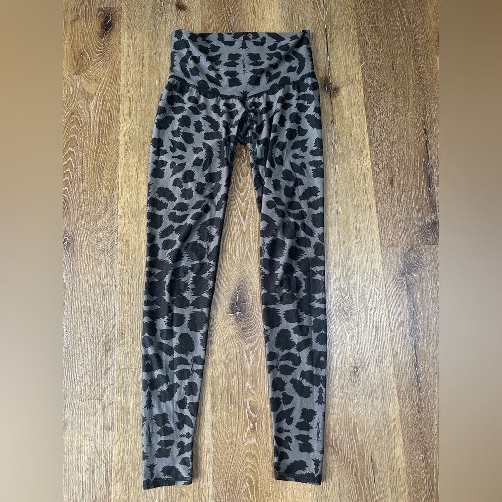 Elektrix Love Leopard Print Leggings Made in USA From Recycled Materials